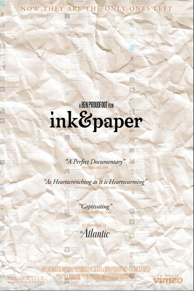 Poster do Filme Ink & Paper