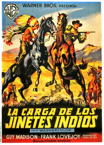 La carga de los jinetes indios