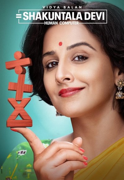 Poster for the movie Shakuntala Devi
