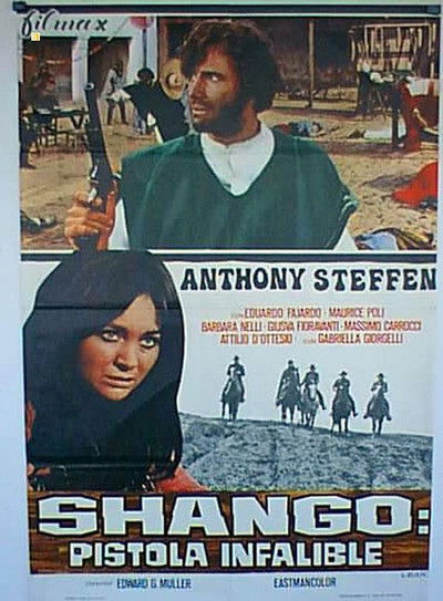 poster Shango, pistola infalible