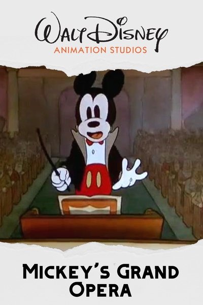 Poster for the movie Mickey's Grand Opera