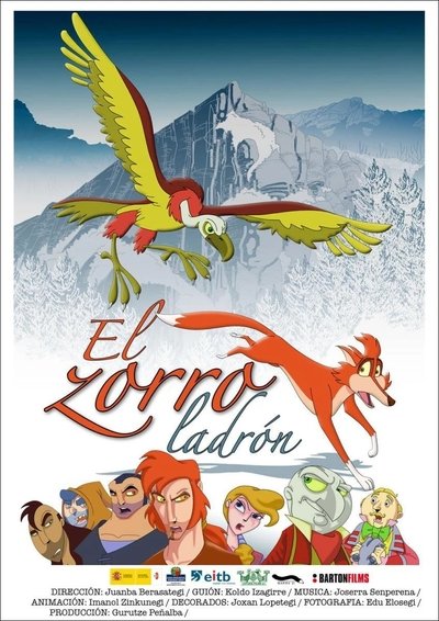 movie poster for Barriola, The thief fox