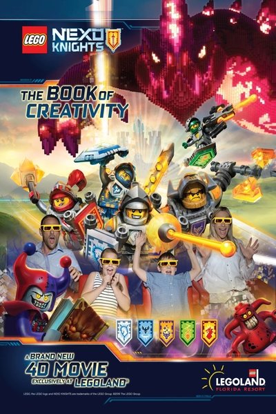 Poster for the movie LEGO Nexo Knights 4D: The Book of Creativity