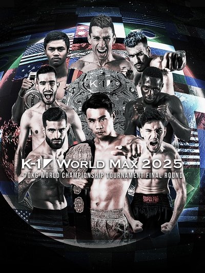movie poster for K-1 WORLD MAX 2025: 70kg World Championship Tournament Final