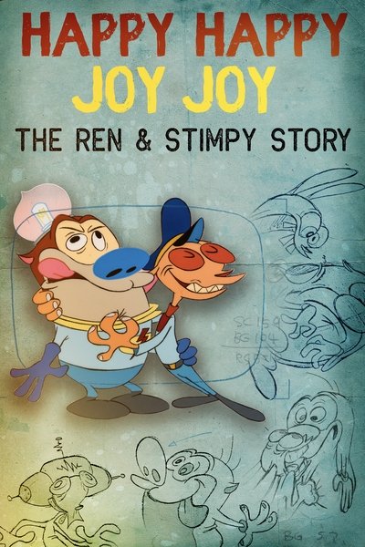 Poster for the movie Happy Happy Joy Joy: The Ren & Stimpy Story