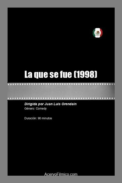 movie poster for La que se fue