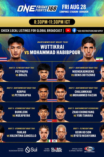 ONE Friday Fights 168: Wuttikrai vs. Habibpour