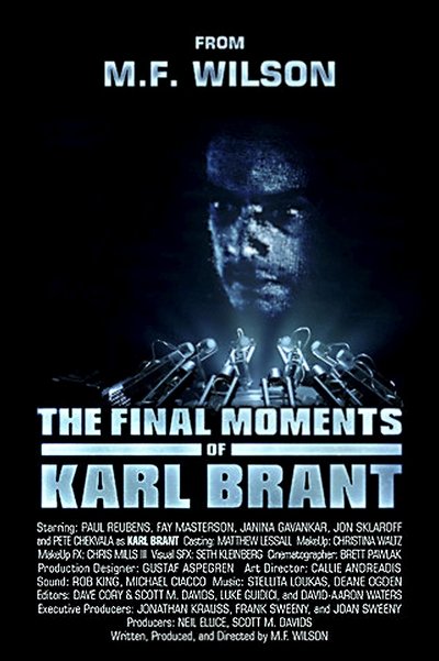 Poster for the movie The Final Moments of Karl Brant