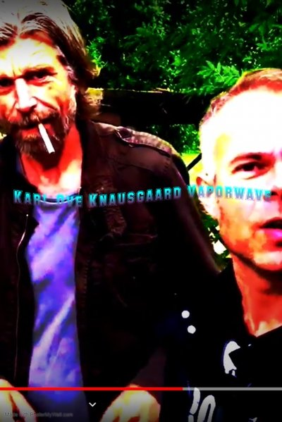Poster do Filme Karl Ove Knausgaard Vaporwave