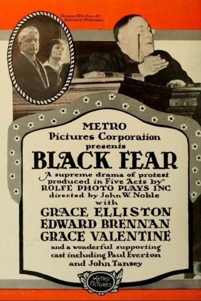 movie poster for Black Fear