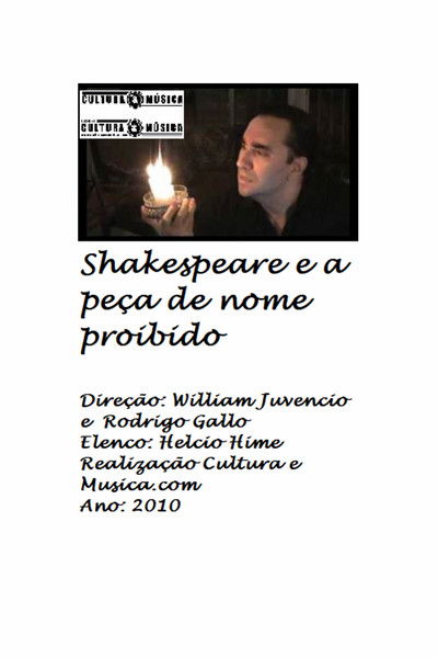 movie poster for Shakespeare e a peça de nome proibido