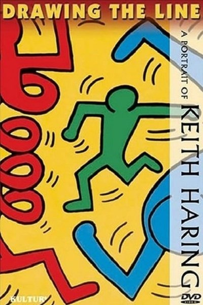 Poster for the movie Drawing the Line: A Portrait of Keith Haring
