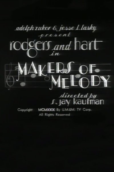 Poster do Filme Makers of Melody