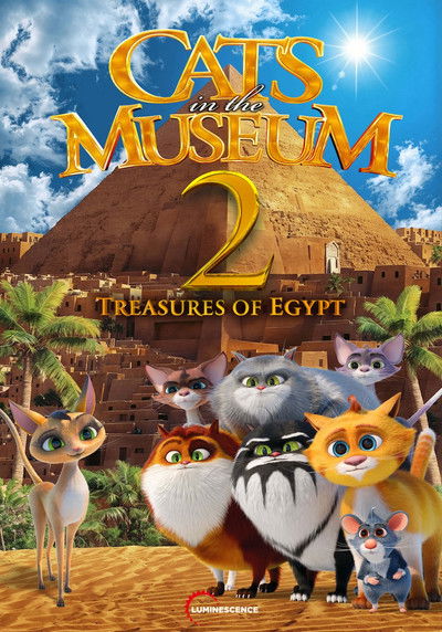 movie poster for Cats in the Museum 2: Treasures of Egypt