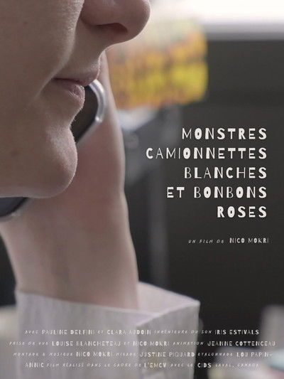 Poster do Filme Monstres, camionnettes blanches et bonbons roses