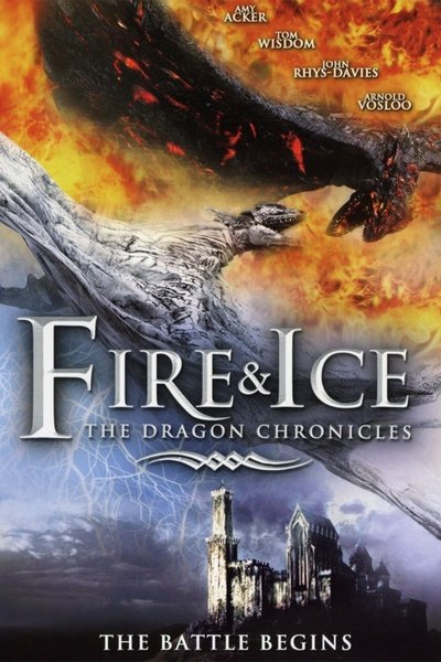 Poster for the movie Fire and Ice: The Dragon Chronicles