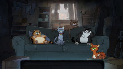  fanart Ricky Gervais Alley Cats