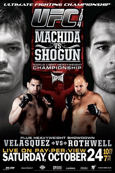 Poster for the movie UFC 104: Machida vs. Shogun