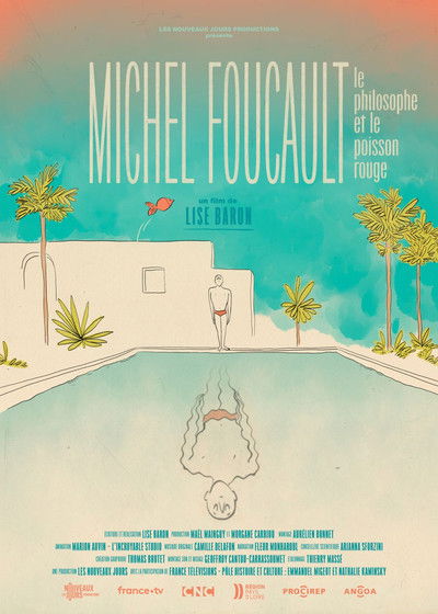 Poster do Filme Michel Foucault, le philosophe et le poisson rouge.