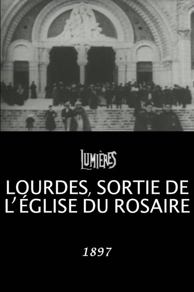 Poster for the movie Lourdes, leaving the Church of the Rosary