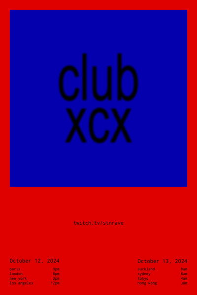 Poster do Filme Club XCX - Act 4