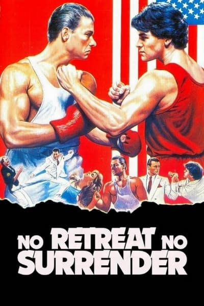 Poster for the movie No Retreat, No Surrender