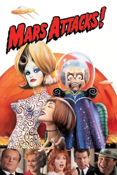 Poster for the movie Mars Attacks!