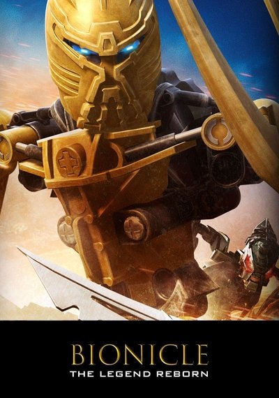 Poster for the movie Bionicle: The Legend Reborn
