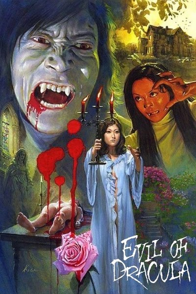Poster for the movie Evil of Dracula