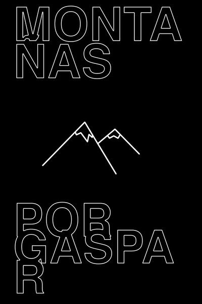 Poster do Filme Montañas por Gaspar