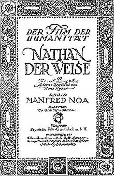 Nathan der Weise poster Nathan der Weise