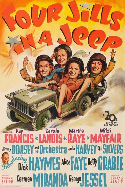 movie poster for Four Jills in a Jeep