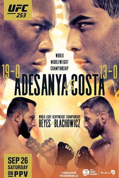 Poster for the movie UFC 253: Adesanya vs. Costa