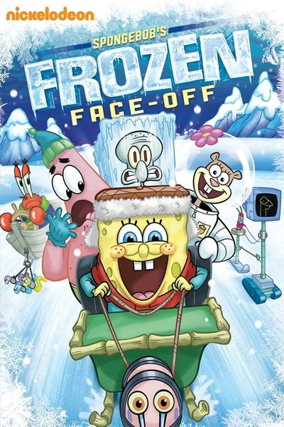 Poster for the movie SpongeBob's Frozen Face-Off