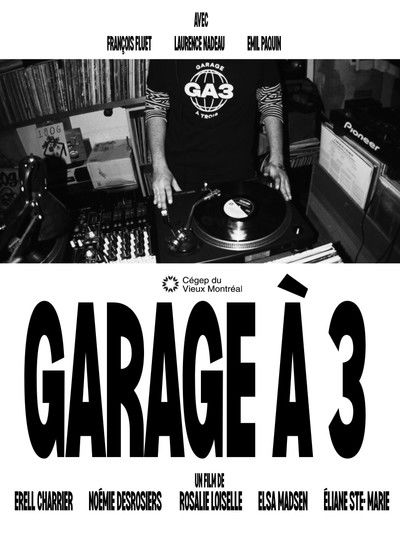 movie poster for Garage à trois