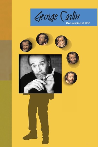 Poster for the movie George Carlin: On Location at USC