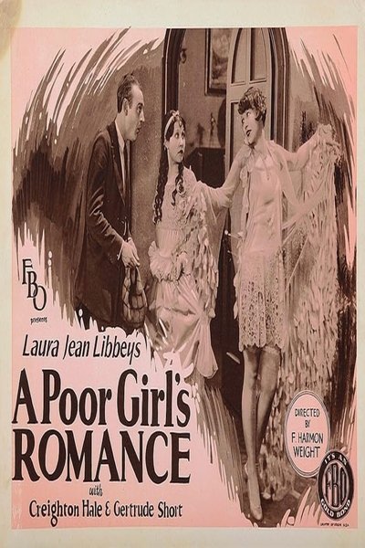 movie poster for A Poor Girl's Romance