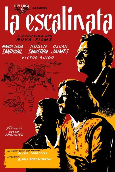 Poster for the movie La escalinata