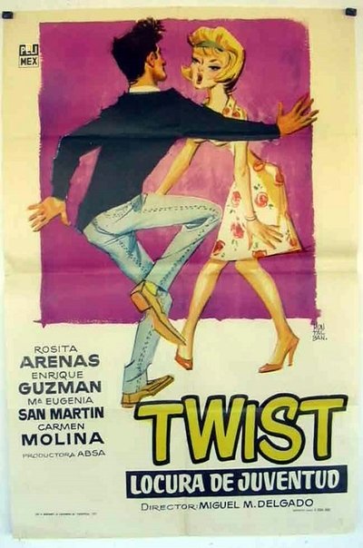 Twist locura de la juventud poster Twist locura de la juventud
