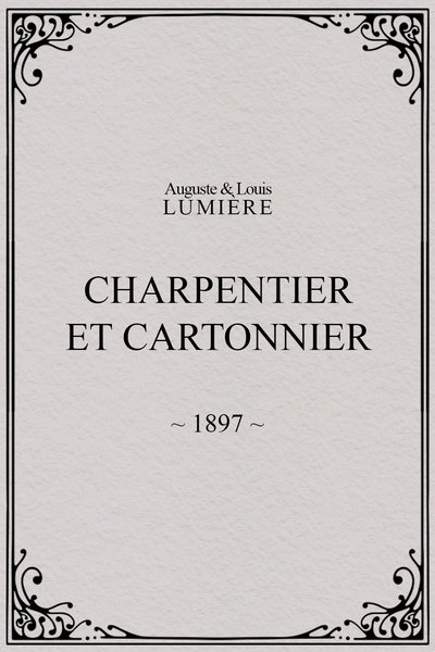 Poster do Filme Charpentier et cartonnier