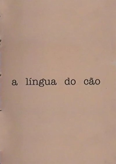 Poster do Filme A língua do cão