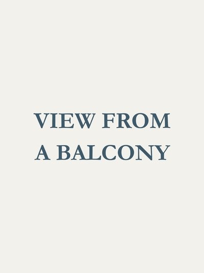 movie poster for View From a Balcony