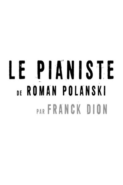 Poster do Filme Short Cuts : Le pianiste  de Roman Polanski