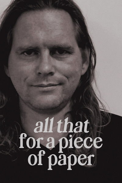 Poster do Filme All That for a Piece of Paper