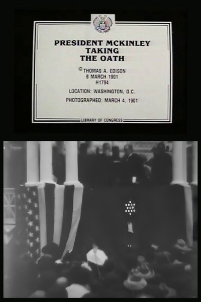President McKinley Taking the Oath