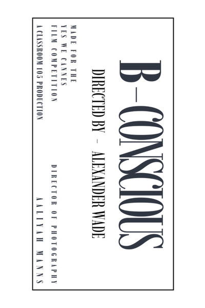 movie poster for B-Conscious