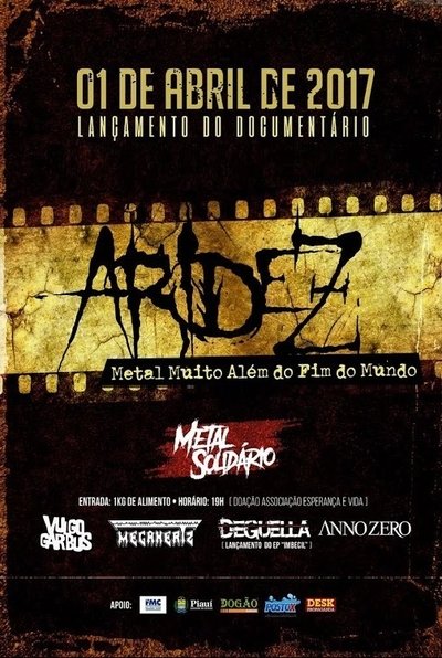 Poster do Filme Aridez – Metal Muito além do fim do Mundo