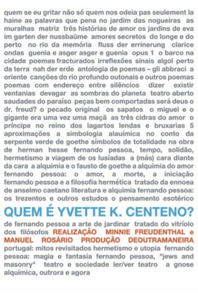 Poster do Filme Quem é Yvette K. Centeno?