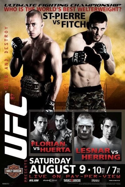 Poster for the movie UFC 87: Seek and Destroy