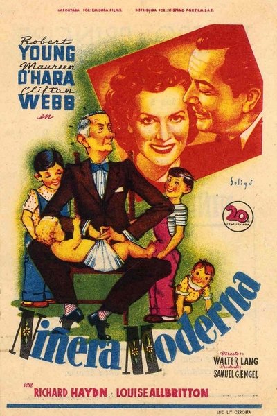 Niñera moderna poster Niñera moderna